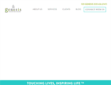 Tablet Screenshot of genesiscounselingcenter.com